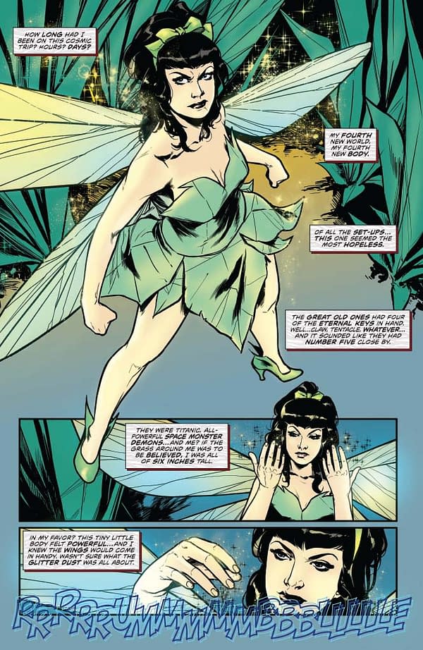 David Avallone's Writer's Commentary on Bettie Page: Unbound #4