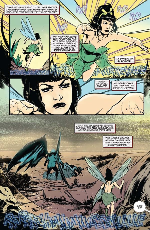 David Avallone's Writer's Commentary on Bettie Page: Unbound #4