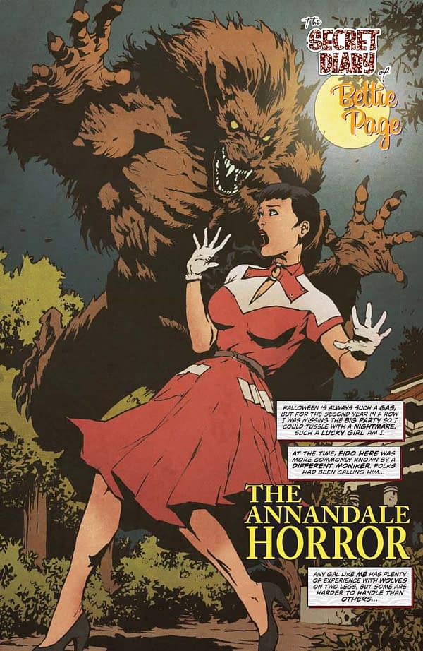 David Avallone's Writer's Commentary on Bettie Page Hallowe'en Special 2019