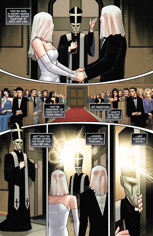 So How On Earth Did the Black Cat Hide That Costume Under Her Wedding Dress (Annual Spoilers)