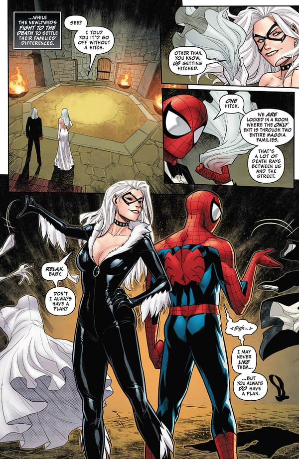 So How On Earth Did The Black Cat Hide That Costume Under Her Wedding So How On Earth Did The Black Cat Hide That Costume Under Her Wedding