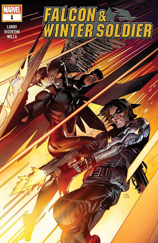 Derek Landy and Federico Vicentini Launch New Falcon & Winter Soldier Series at Marvel in February