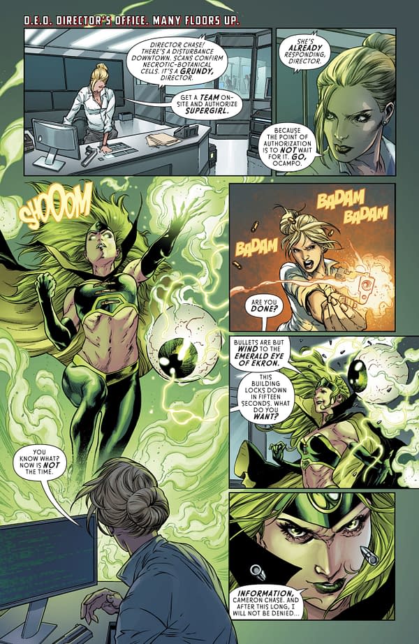 The Jim Shooter Files: His Original Sketch For Legion Of Super Heroes Villain, Th Emerald Empress