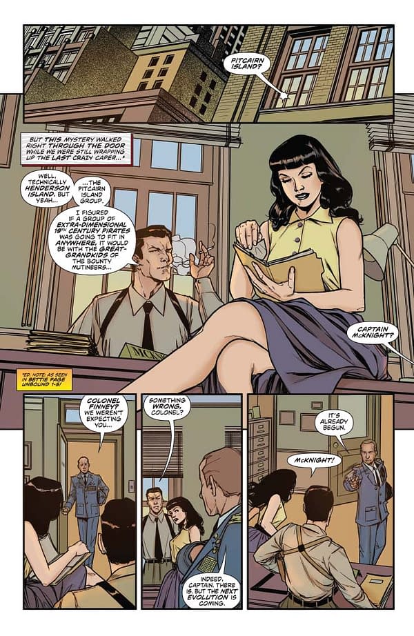David Avallone's Writer's Commentary on Bettie Page Unbound #6 &#8211; The Look of Princess Leia