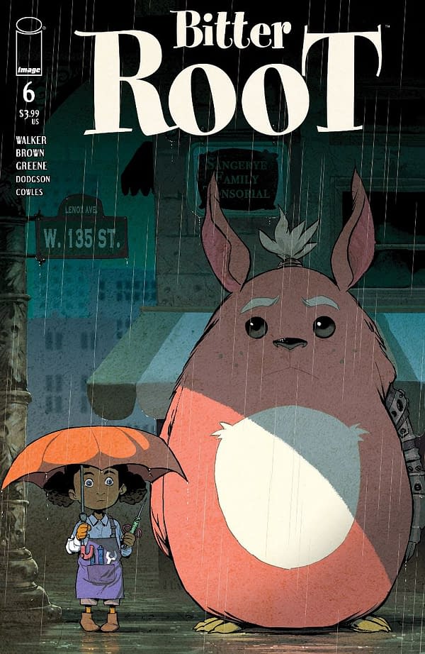 Sanford Greene Homages My Neighbor Totoro for My Bitter Root #6 Variant