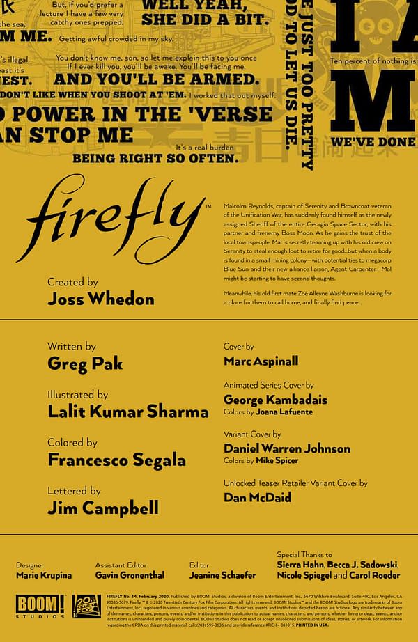 Firefly #14 [Preview]