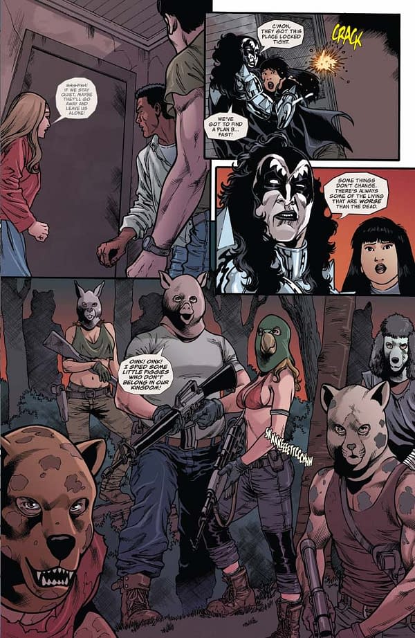 Ethan Sacks' Writer's Commentary on Kiss: Zombies #3 &#8211; Land Of The Dead Meet Footloose