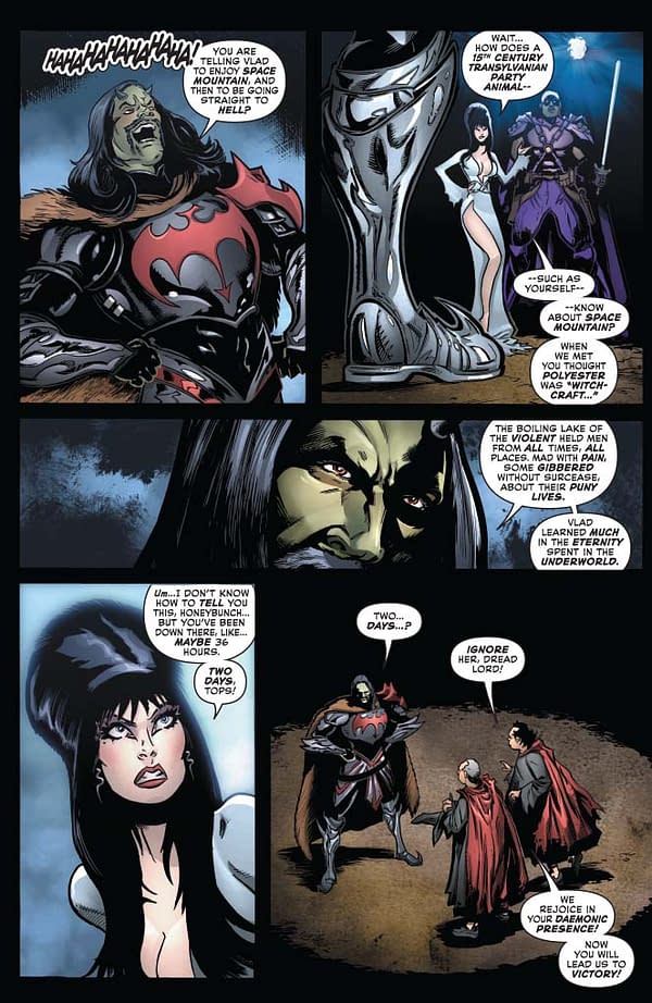 David Avallone's Writer's Commentary on Elvira, Mistress Of The Dark #12 &#8211; "I'm still not entirely clear if Vlad the Impaler was a Vladimir or a Vladislav"