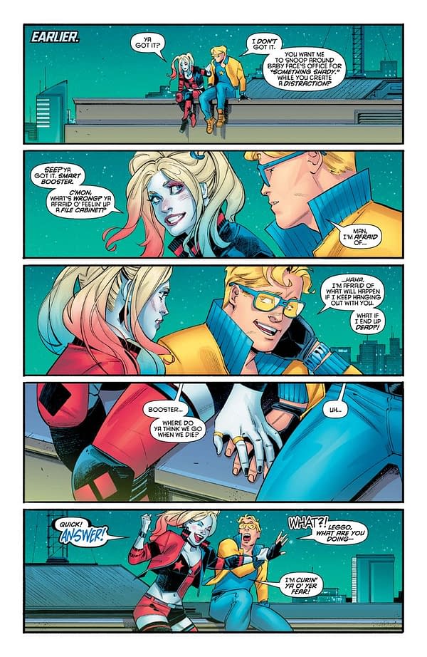 Was Heroes In Crisis About Harley Quinn Falling For Booster Gold?