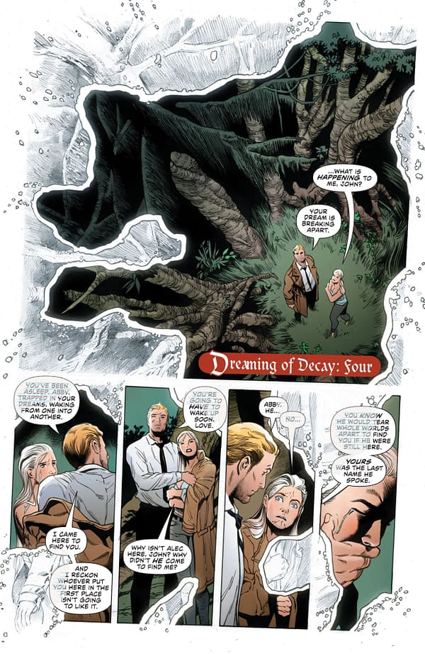 Constantine Can See His Own Pencils (Justice League Dark #22 Spoilers).