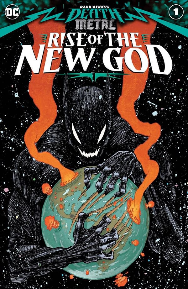 Dark Knights: Death Metal Rise of the New God #1 cover. Credit: DC Comics.