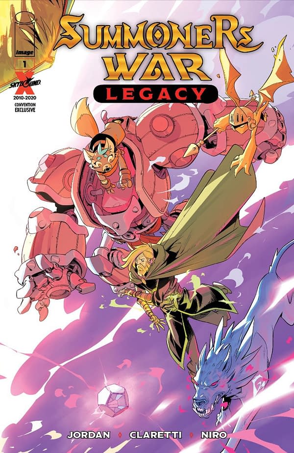 Summoners War: Legacy #1 cover. Credit: Skybound Entertainment.