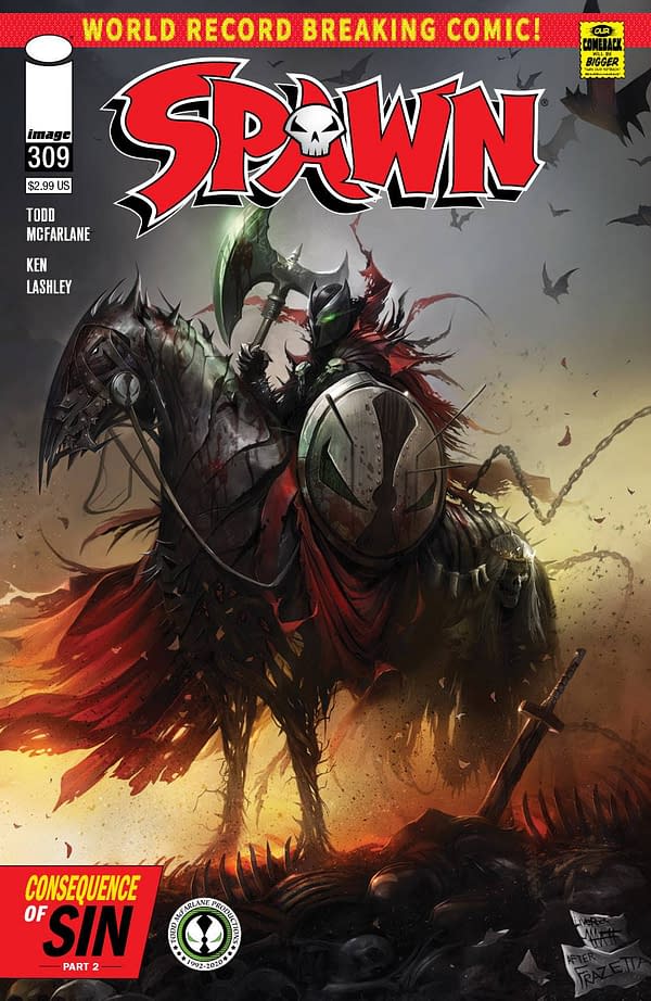 Spawn's Comic Book Sales Jump Up 25%