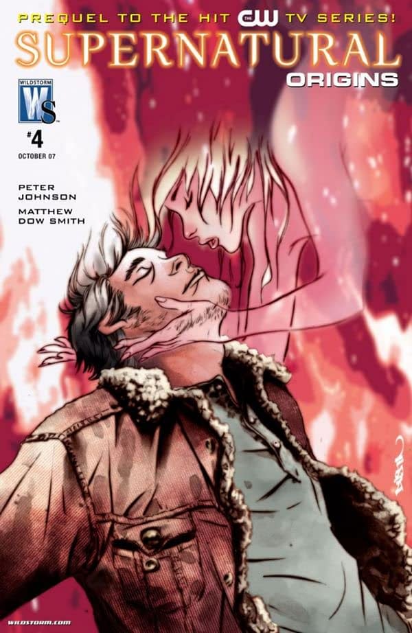 Supernatural: Origins cover, a licensed media-tie in from the CW show. Credit: DC Comics.