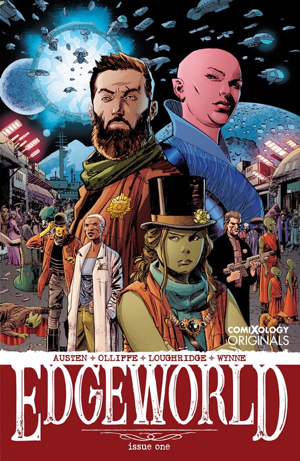 The cover to Edgeworld #1, by Chuck Austen and Patrick Olliffe.