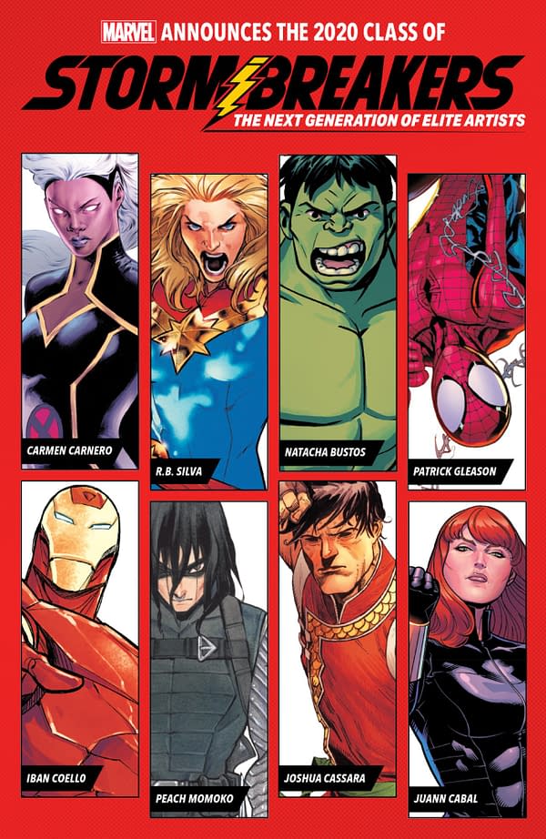 Marvel Unveils Six Exclusive Artists For Young Guns "Stormbreakers"