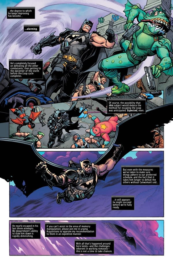 Interior preview page from BATMAN FORTNITE ZERO POINT #3 (OF 6) CVR A MIKEL JANÌN