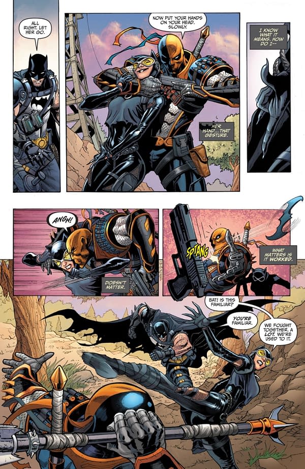 Interior preview page from BATMAN FORTNITE ZERO POINT #4 (OF 6) CVR A  MIKEL JANÍN