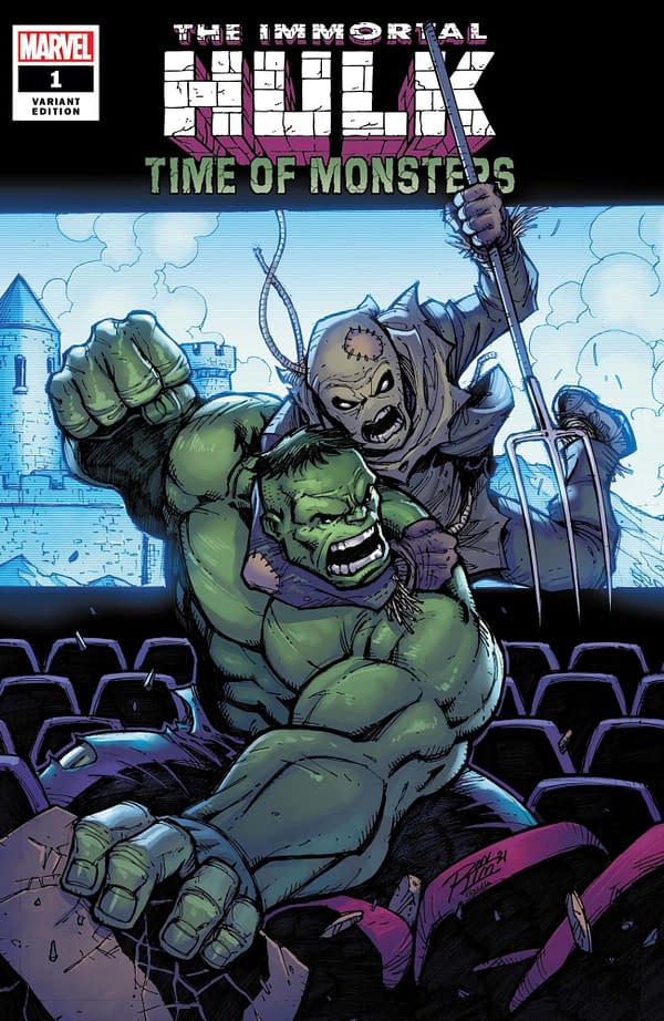 Cover image for IMMORTAL HULK TIME OF MONSTERS #1 RON LIM VAR