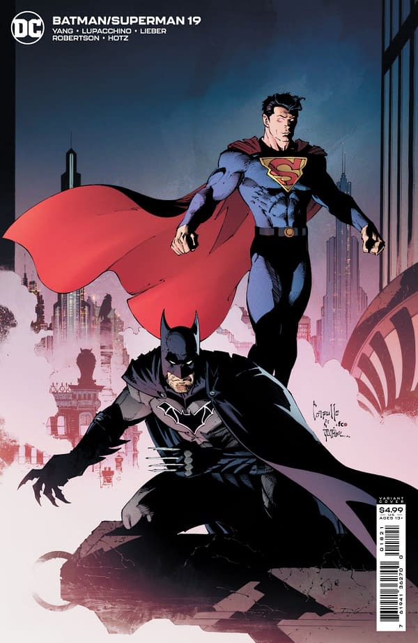 Cover image for BATMAN SUPERMAN #19 CVR B GREG CAPULLO CARD STOCK VAR