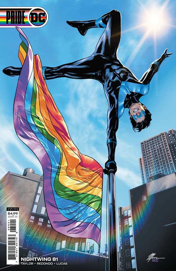 Cover image for NIGHTWING #81 CVR C TRAVIS MOORE PRIDE MONTH CARD STOCK VAR