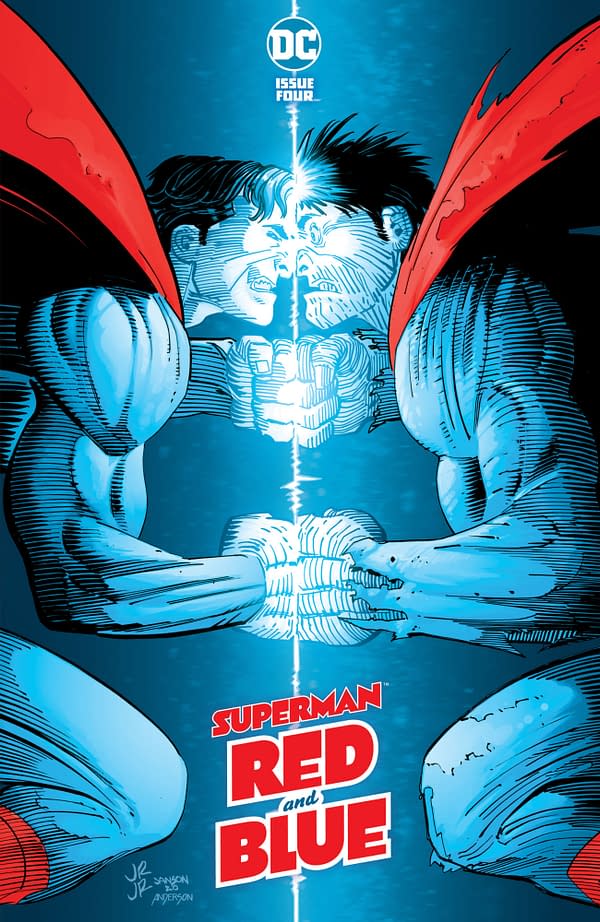 Cover image for SUPERMAN RED & BLUE #4 (OF 6) CVR A JOHN ROMITA JR & KLAUS JANSON