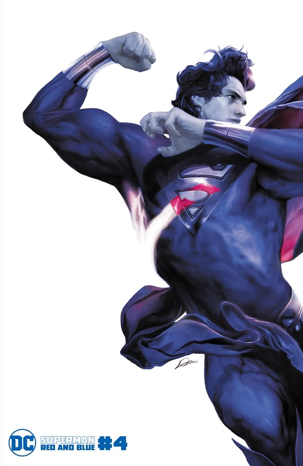 Cover image for SUPERMAN RED & BLUE #4 (OF 6) CVR C ALEXANDER LOZANO VAR