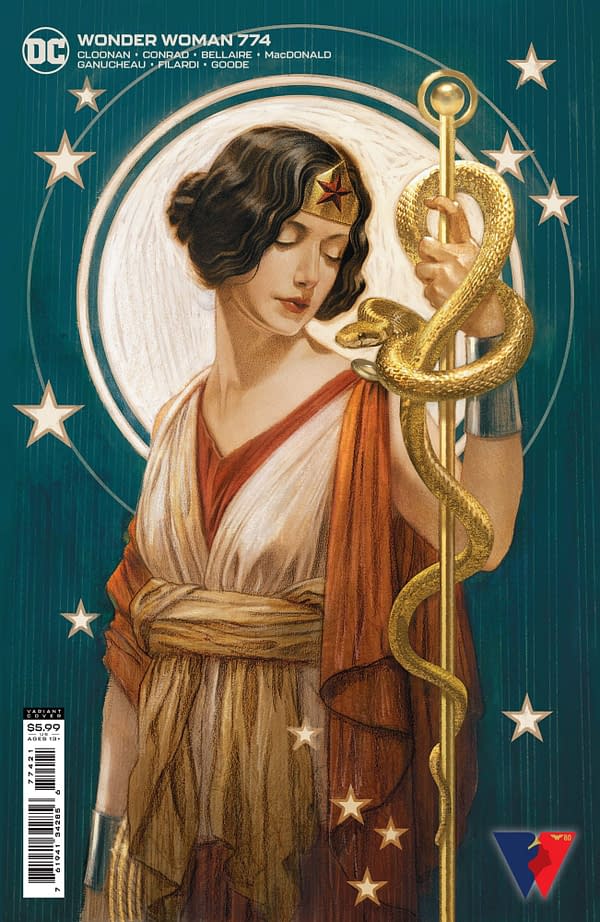 Cover image for WONDER WOMAN #774 CVR B JOSHUA MIDDLETON CARD STOCK VAR