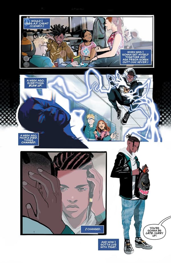 Interior preview page from STATIC SEASON ONE #1 (OF 6) CVR A KHARY RANDOLPH
