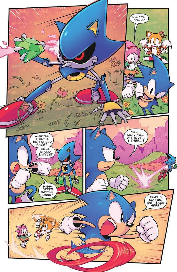 Interior preview page from SONIC THE HEDGEHOG 30TH ANNIV SPEC CVR A SONIC TEAM