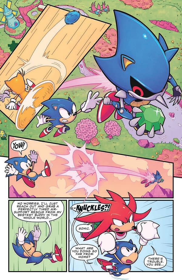 Interior preview page from SONIC THE HEDGEHOG 30TH ANNIV SPEC CVR A SONIC TEAM