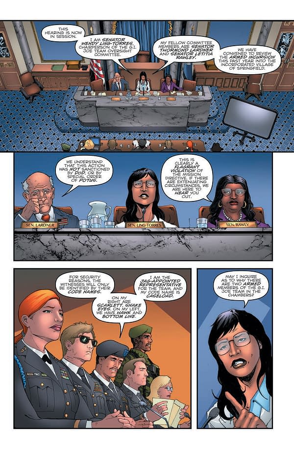 Interior preview page from GI JOE A REAL AMERICAN HERO #282 CVR A ANDREW GRIFFITH
