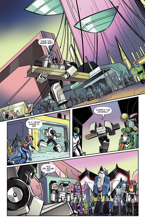 Interior preview page from TRANSFORMERS ESCAPE #4 (OF 5) CVR A MCGUIRE-SMITH