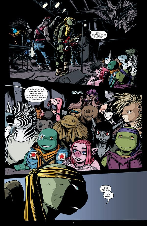 Interior preview page from TMNT ONGOING #117 CVR A SOPHIE CAMPBELL