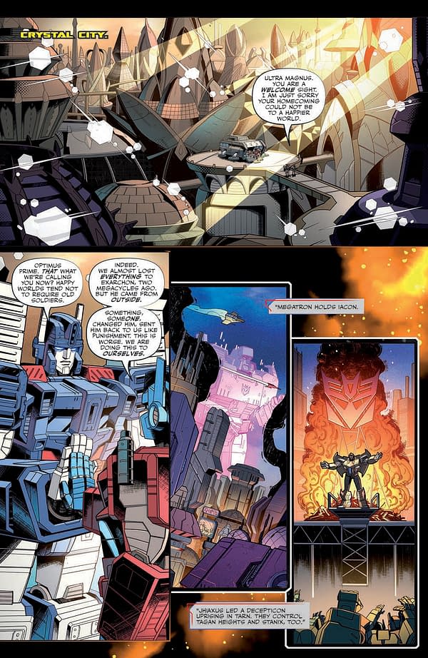 Interior preview page from TRANSFORMERS #31 CVR A DIEGO ZUNIGA
