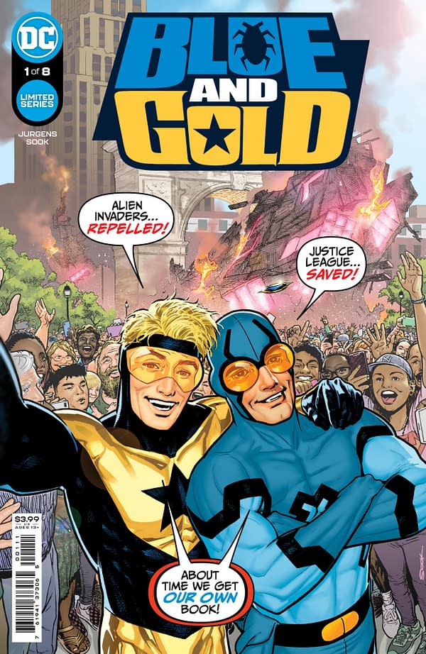 Cover image for BLUE & GOLD #1 (OF 8) CVR A RYAN SOOK