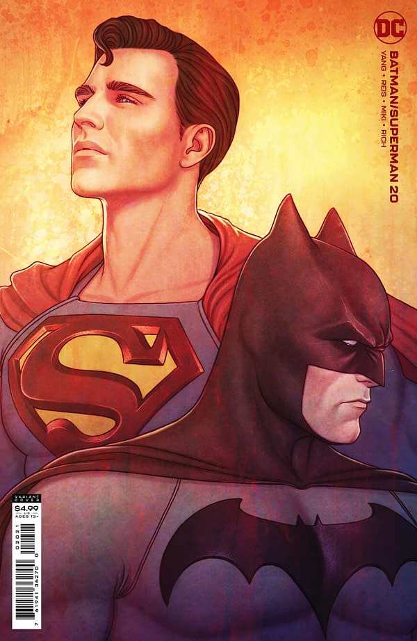 Cover image for BATMAN SUPERMAN #20 CVR B JENNY FRISON CARD STOCK VAR