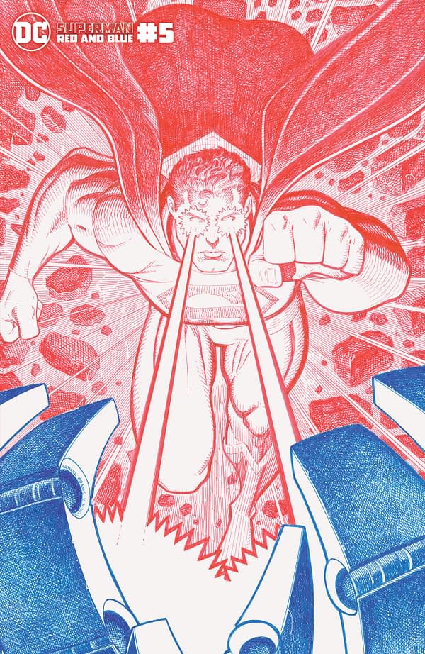 Cover image for SUPERMAN RED & BLUE #5 (OF 6) CVR B ARTHUR ADAMS VAR