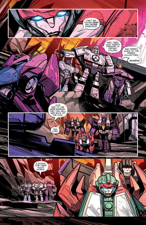 Interior preview page from TRANSFORMERS #32 CVR A DAN SCHOENING