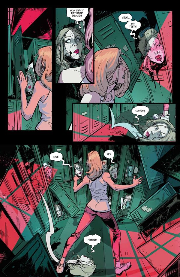 Interior preview page from BUFFY THE VAMPIRE SLAYER #27 CVR A FRANY