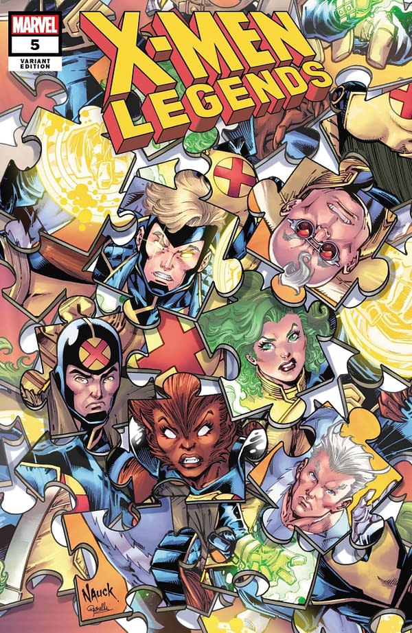 Cover image for X-MEN LEGENDS #5 NAUCK PUZZLE VAR
