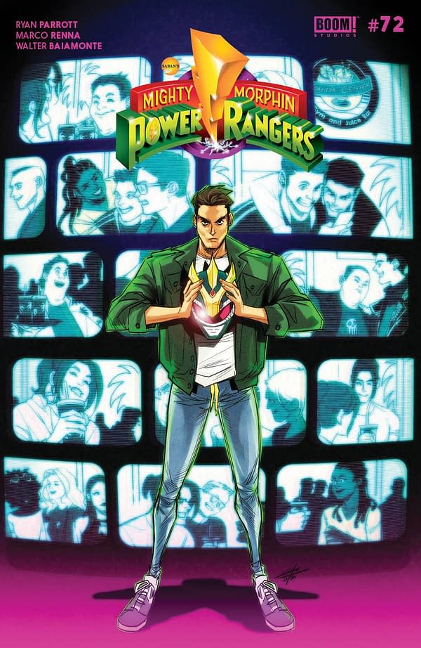 Cover image for MIGHTY MORPHIN #9 CVR B LEGACY VAR CARLINI