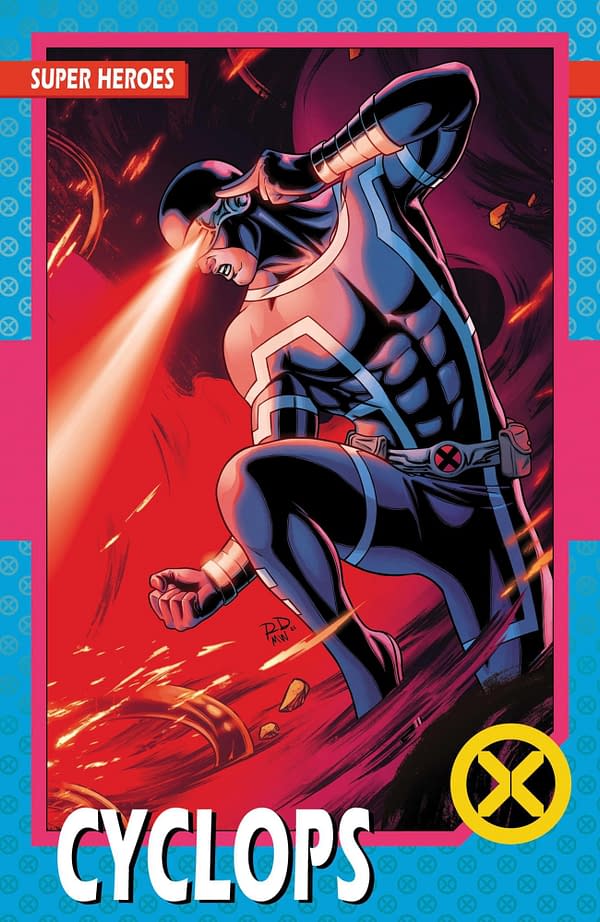 Cover image for X-MEN #1 DAUTERMAN NEW LINE UP TRADING CARD VAR