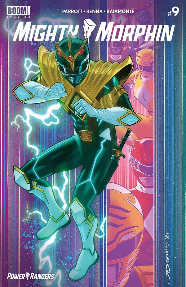 Cover image for MIGHTY MORPHIN #9 CVR F FOC REVEAL VAR INTERMIX