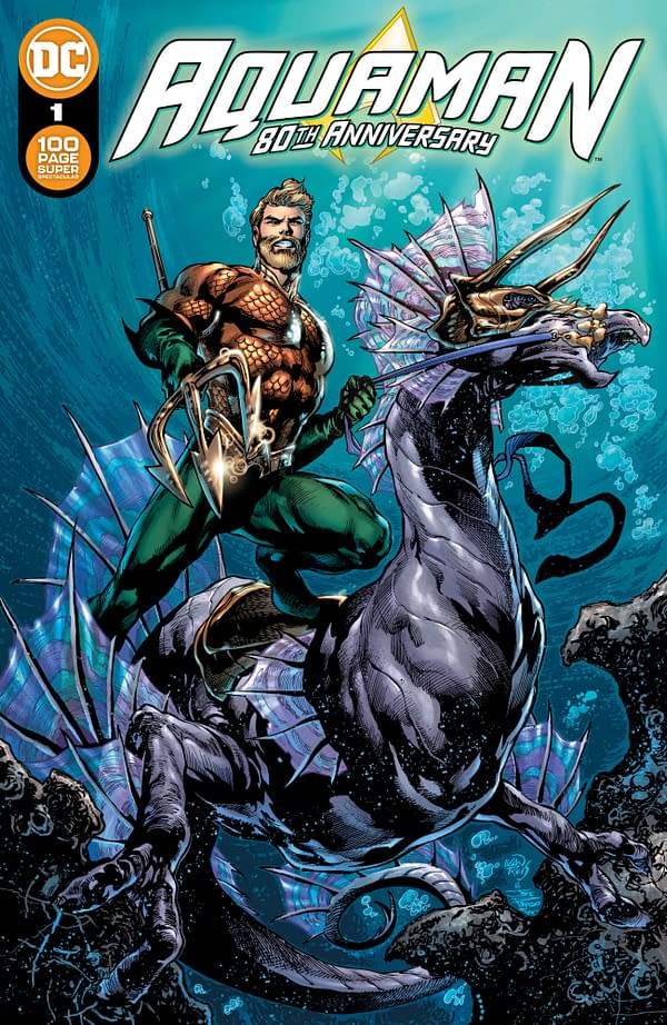 Cover image for AQUAMAN 80TH ANNIVERSARY 100-PAGE SUPER SPECTACULAR #1 (ONE SHOT) CVR A IVAN REIS & JOE PRADO