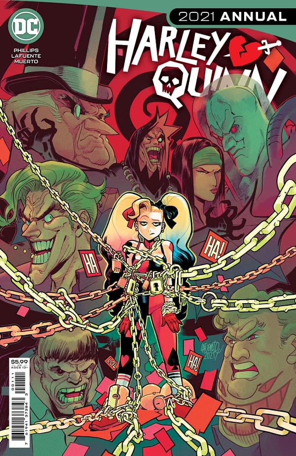 Cover image for HARLEY QUINN 2021 ANNUAL #1 CVR A DAVID LAFUENTE