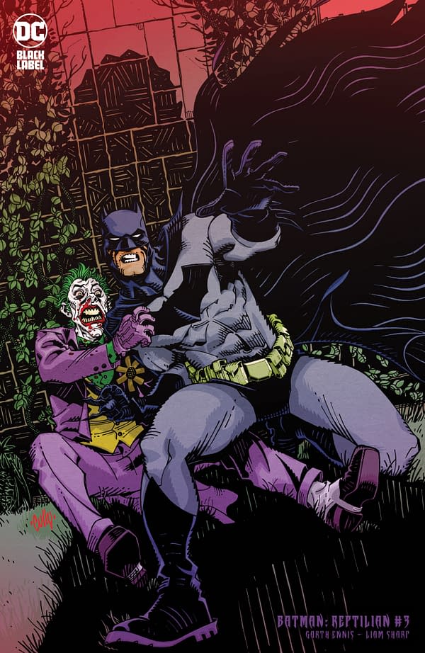 Cover image for BATMAN REPTILIAN #3 (OF 6) CVR B CULLY HAMNER VAR (MR)