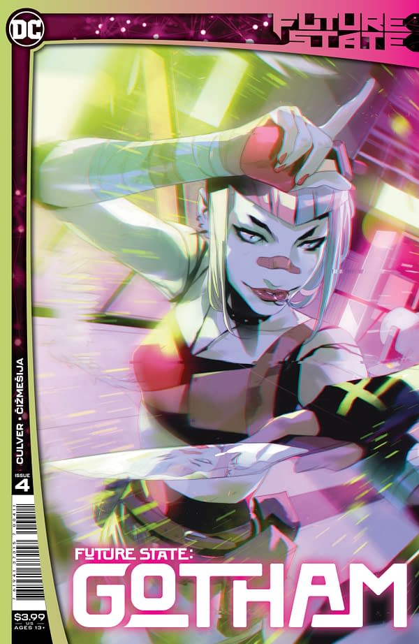 Cover image for FUTURE STATE GOTHAM #4 CVR A SIMONE DI MEO HARLEY QUINN CONNECTING COVER