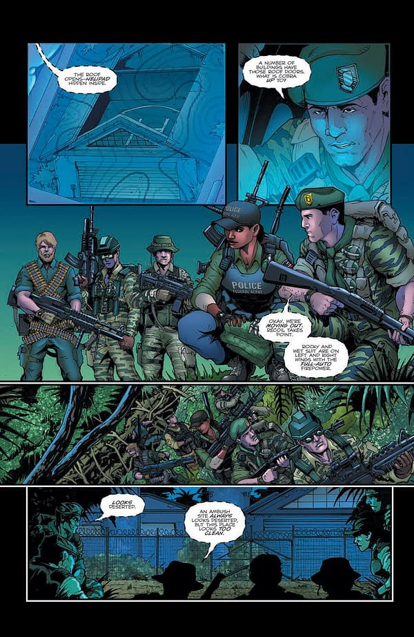 Interior preview page from GI JOE A REAL AMERICAN HERO #285 CVR A GRIFFITH