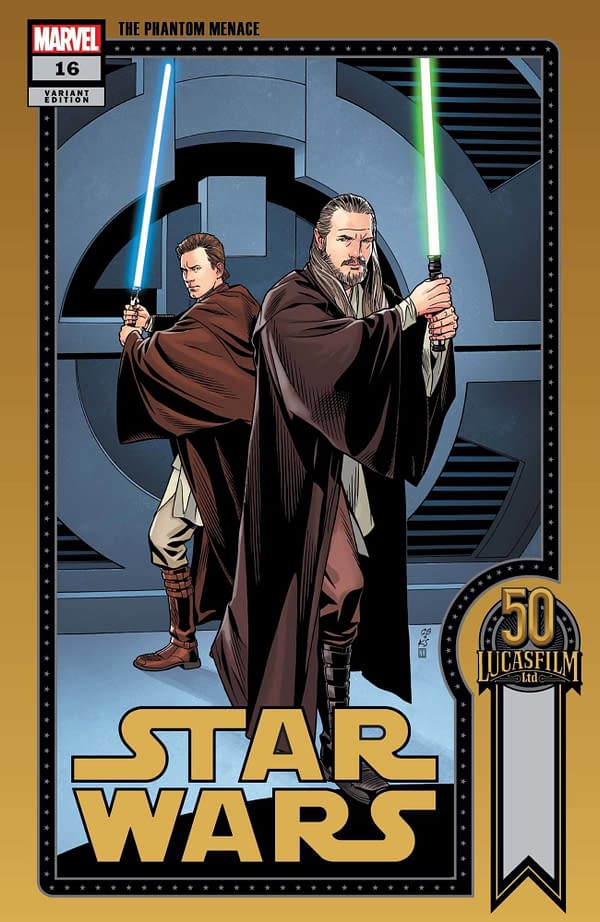 Cover image for STAR WARS #16 SPROUSE LUCASFILM 50TH VAR WOBH